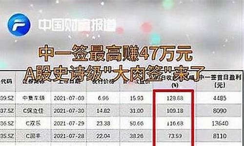 中一签赚47万(中一签或狂赚10万)_https://www.gfdzclz.com_深交所_第1张