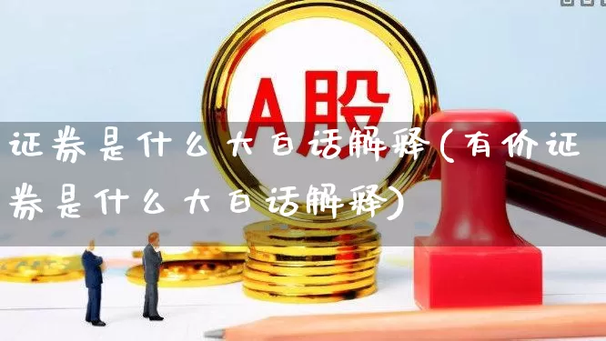 证券是什么大白话解释(有价证券是什么大白话解释)_https://www.gfdzclz.com_创业板_第1张
