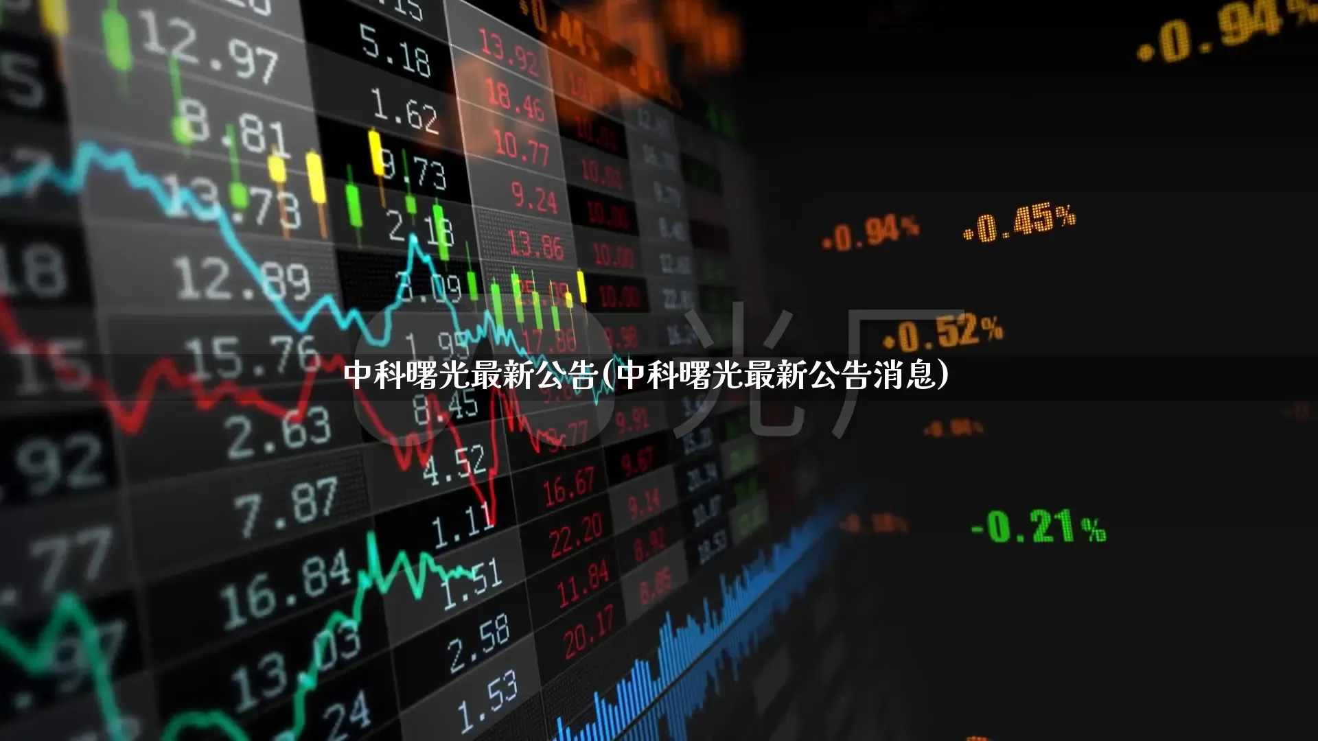 中科曙光最新公告(中科曙光最新公告消息)_https://www.gfdzclz.com_科创板_第1张