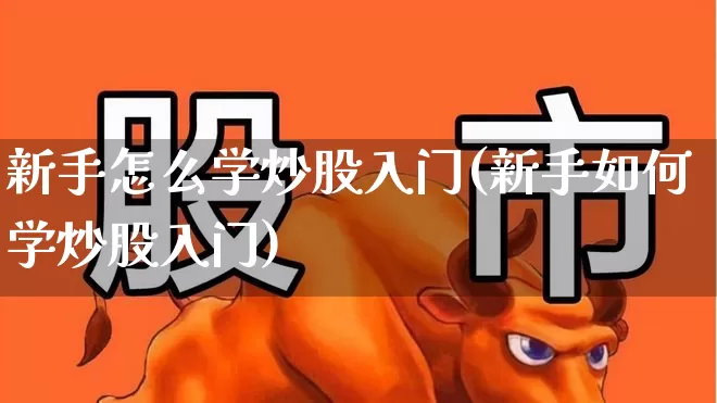 新手怎么学炒股入门(新手如何学炒股入门)_https://www.gfdzclz.com_深交所_第1张