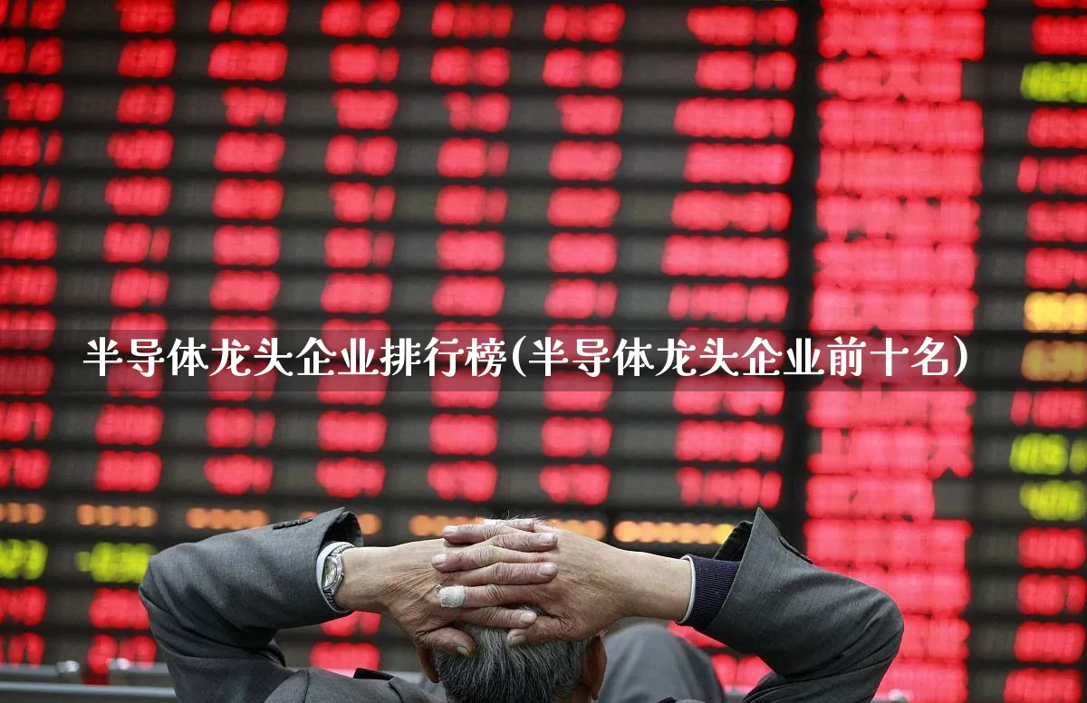 半导体龙头企业排行榜(半导体龙头企业前十名)_https://www.gfdzclz.com_科创板_第1张