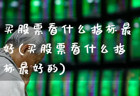 买股票看什么指标最好(买股票看什么指标最好的)_https://www.gfdzclz.com_北交所_第1张
