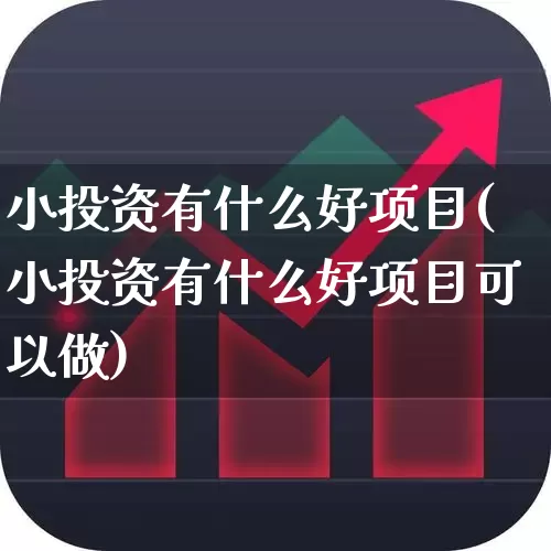 小投资有什么好项目(小投资有什么好项目可以做)_https://www.gfdzclz.com_科创板_第1张