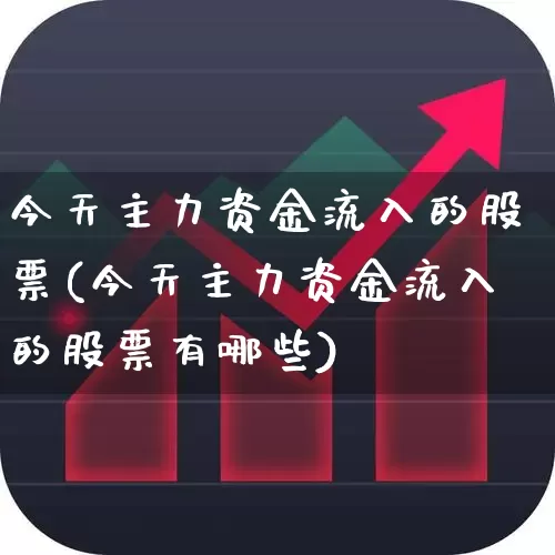 今天主力资金流入的股票(今天主力资金流入的股票有哪些)_https://www.gfdzclz.com_北交所_第1张
