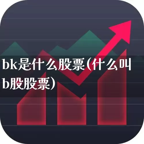 bk是什么股票(什么叫b股股票)_https://www.gfdzclz.com_科创板_第1张
