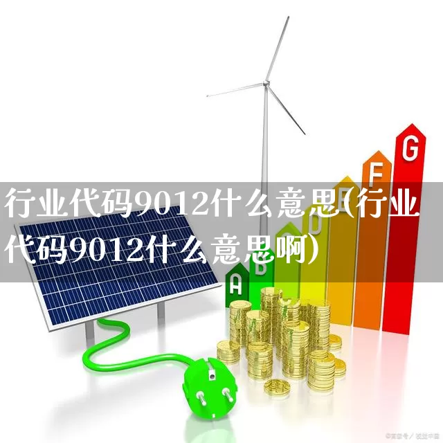 行业代码9012什么意思(行业代码9012什么意思啊)_https://www.gfdzclz.com_深交所_第1张