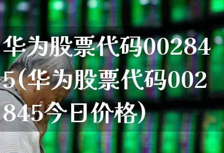 华为股票代码002845(华为股票代码002845今日价格)_https://www.gfdzclz.com_深交所_第1张