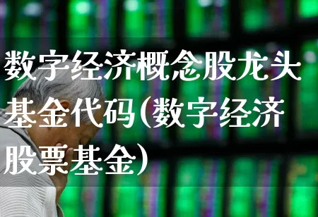 数字经济概念股龙头基金代码(数字经济股票基金)_https://www.gfdzclz.com_创业板_第1张
