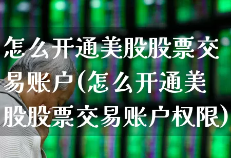怎么开通美股股票交易账户(怎么开通美股股票交易账户权限)_https://www.gfdzclz.com_上交所_第1张