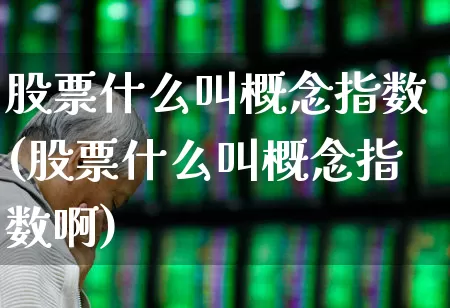 股票什么叫概念指数(股票什么叫概念指数啊)_https://www.gfdzclz.com_深交所_第1张