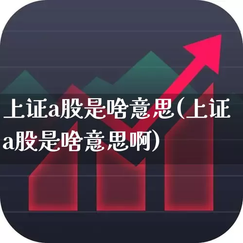 上证a股是啥意思(上证a股是啥意思啊)_https://www.gfdzclz.com_深交所_第1张