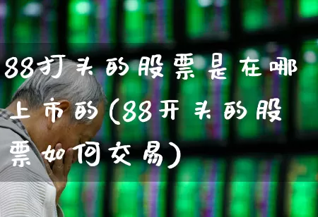 88打头的股票是在哪上市的(88开头的股票如何交易)_https://www.gfdzclz.com_北交所_第1张