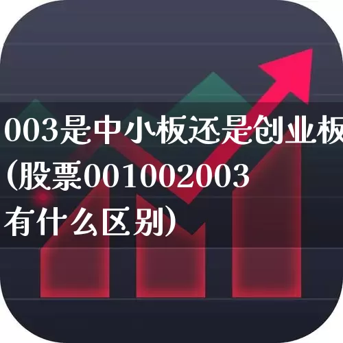 003是中小板还是创业板(股票001002003有什么区别)_https://www.gfdzclz.com_北交所_第1张