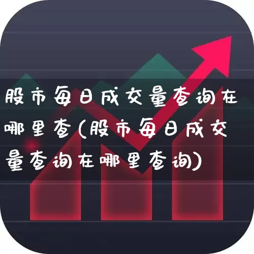 股市每日成交量查询在哪里查(股市每日成交量查询在哪里查询)_https://www.gfdzclz.com_上交所_第1张