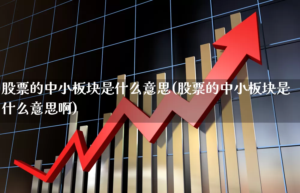 股票的中小板块是什么意思(股票的中小板块是什么意思啊)_https://www.gfdzclz.com_科创板_第1张