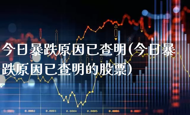 今日暴跌原因已查明(今日暴跌原因已查明的股票)_https://www.gfdzclz.com_创业板_第1张