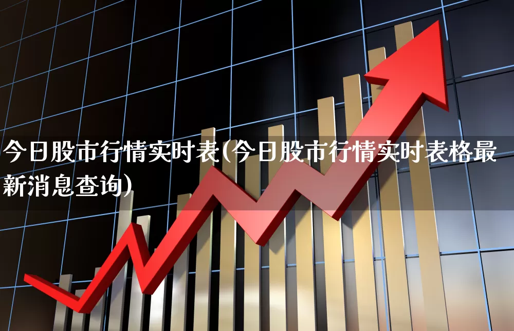 今日股市行情实时表(今日股市行情实时表格最新消息查询)_https://www.gfdzclz.com_科创板_第1张