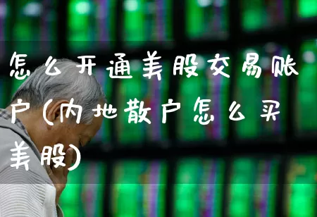 怎么开通美股交易账户(内地散户怎么买美股)_https://www.gfdzclz.com_上交所_第1张