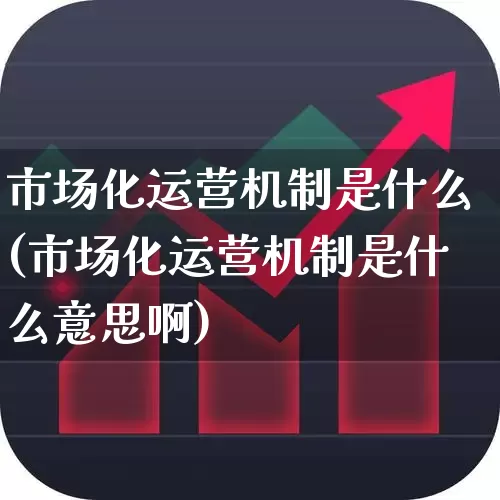 市场化运营机制是什么(市场化运营机制是什么意思啊)_https://www.gfdzclz.com_北交所_第1张