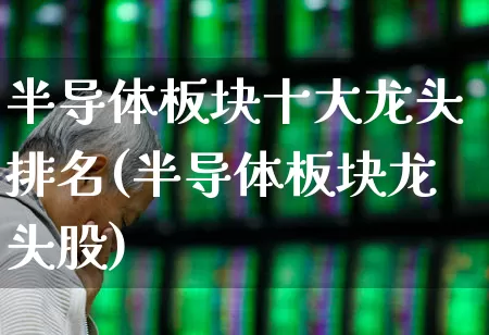 半导体板块十大龙头排名(半导体板块龙头股)_https://www.gfdzclz.com_北交所_第1张