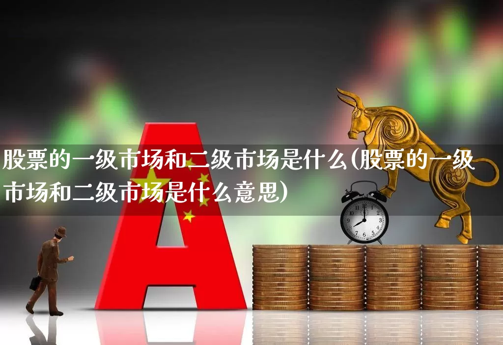 股票的一级市场和二级市场是什么(股票的一级市场和二级市场是什么意思)_https://www.gfdzclz.com_北交所_第1张