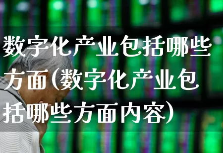 数字化产业包括哪些方面(数字化产业包括哪些方面内容)_https://www.gfdzclz.com_创业板_第1张