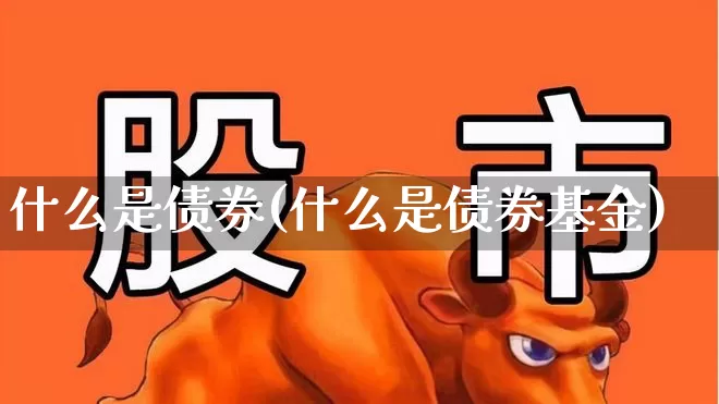 什么是债券(什么是债券基金)_https://www.gfdzclz.com_上交所_第1张
