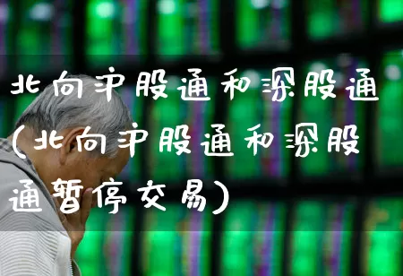 北向沪股通和深股通(北向沪股通和深股通暂停交易)_https://www.gfdzclz.com_北交所_第1张
