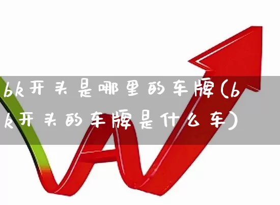 bk开头是哪里的车牌(bk开头的车牌是什么车)_https://www.gfdzclz.com_深交所_第1张