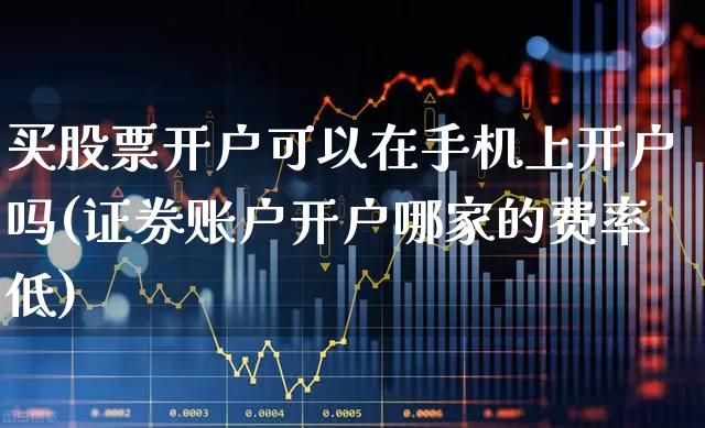 买股票开户可以在手机上开户吗(证券账户开户哪家的费率低)_https://www.gfdzclz.com_深交所_第1张