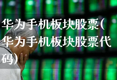 华为手机板块股票(华为手机板块股票代码)_https://www.gfdzclz.com_科创板_第1张