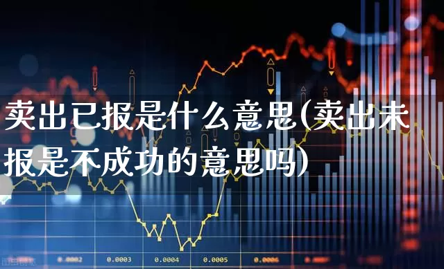 卖出已报是什么意思(卖出未报是不成功的意思吗)_https://www.gfdzclz.com_科创板_第1张