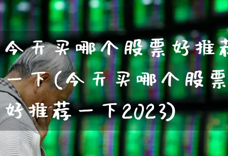 今天买哪个股票好推荐一下(今天买哪个股票好推荐一下2023)_https://www.gfdzclz.com_北交所_第1张