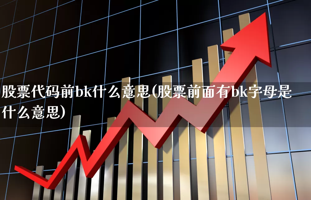 股票代码前bk什么意思(股票前面有bk字母是什么意思)_https://www.gfdzclz.com_创业板_第1张
