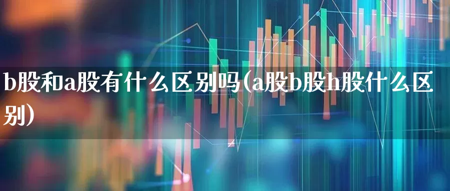 b股和a股有什么区别吗(a股b股h股什么区别)_https://www.gfdzclz.com_北交所_第1张