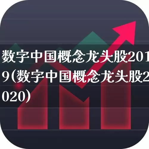 数字中国概念龙头股2019(数字中国概念龙头股2020)_https://www.gfdzclz.com_创业板_第1张