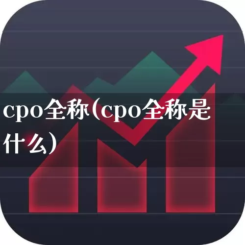 cpo全称(cpo全称是什么)_https://www.gfdzclz.com_科创板_第1张