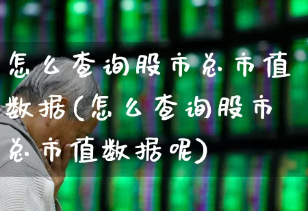 怎么查询股市总市值数据(怎么查询股市总市值数据呢)_https://www.gfdzclz.com_上交所_第1张