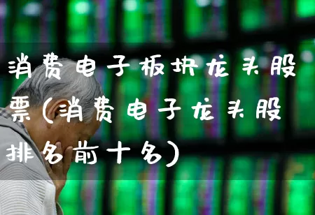 消费电子板块龙头股票(消费电子龙头股排名前十名)_https://www.gfdzclz.com_深交所_第1张