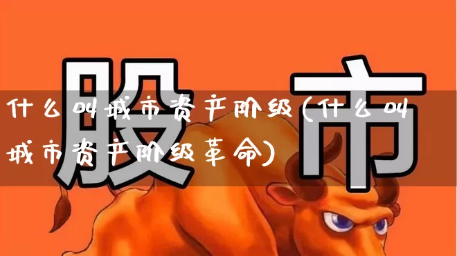 什么叫城市资产阶级(什么叫城市资产阶级革命)_https://www.gfdzclz.com_深交所_第1张