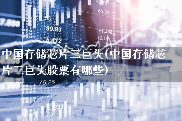 中国存储芯片三巨头(中国存储芯片三巨头股票有哪些)_https://www.gfdzclz.com_科创板_第1张