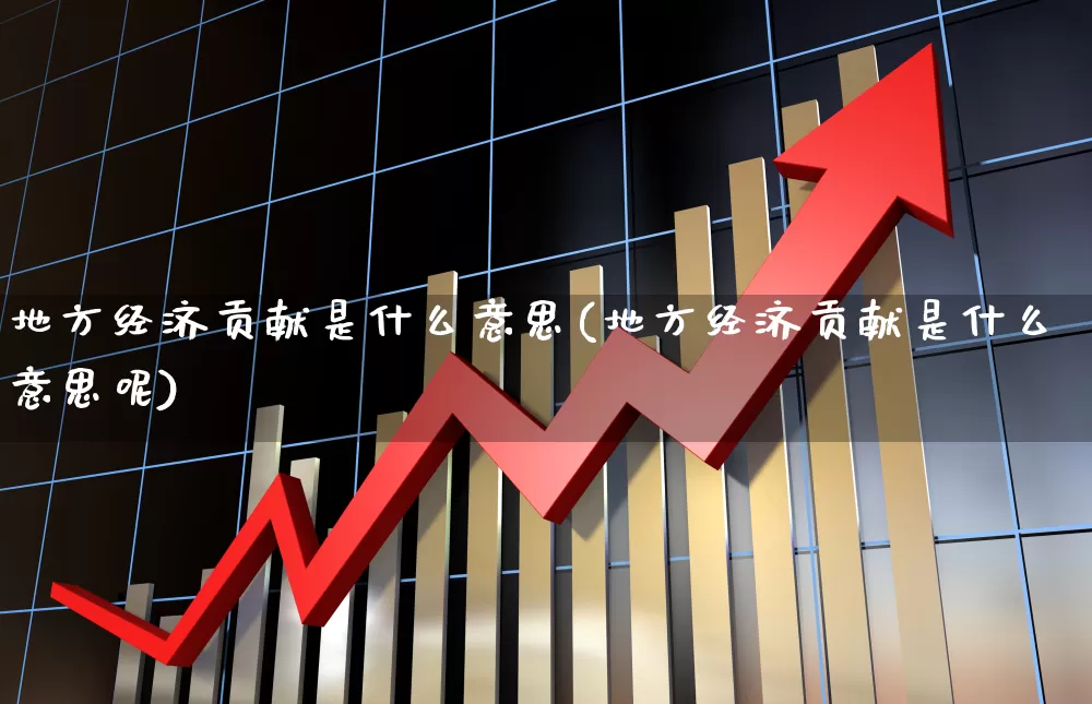 地方经济贡献是什么意思(地方经济贡献是什么意思呢)_https://www.gfdzclz.com_创业板_第1张