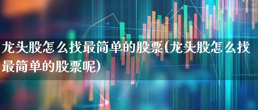 龙头股怎么找最简单的股票(龙头股怎么找最简单的股票呢)_https://www.gfdzclz.com_科创板_第1张
