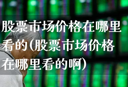 股票市场价格在哪里看的(股票市场价格在哪里看的啊)_https://www.gfdzclz.com_北交所_第1张