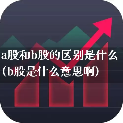 a股和b股的区别是什么(b股是什么意思啊)_https://www.gfdzclz.com_上交所_第1张
