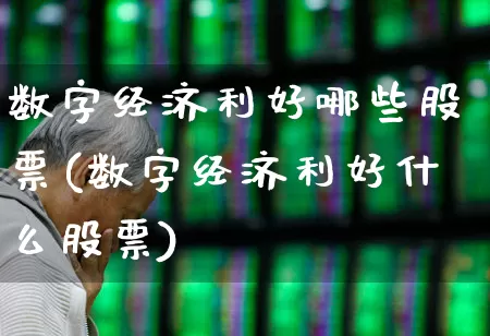 数字经济利好哪些股票(数字经济利好什么股票)_https://www.gfdzclz.com_上交所_第1张