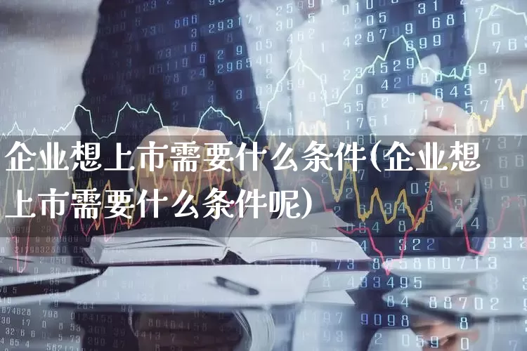 企业想上市需要什么条件(企业想上市需要什么条件呢)_https://www.gfdzclz.com_科创板_第1张