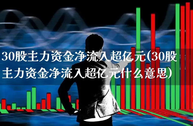 30股主力资金净流入超亿元(30股主力资金净流入超亿元什么意思)_https://www.gfdzclz.com_科创板_第1张