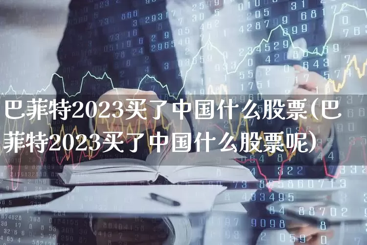 巴菲特2023买了中国什么股票(巴菲特2023买了中国什么股票呢)_https://www.gfdzclz.com_创业板_第1张