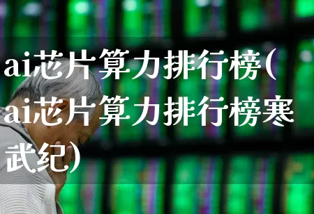 ai芯片算力排行榜(ai芯片算力排行榜寒武纪)_https://www.gfdzclz.com_科创板_第1张